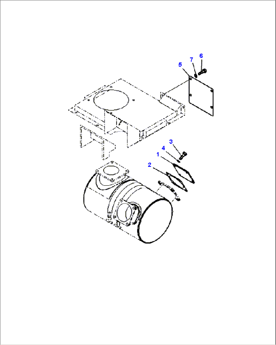 M3270-02A0 FENDER R.H. SHUTTER PLATE (WITHOUT BODY EXHAUST HEATING)