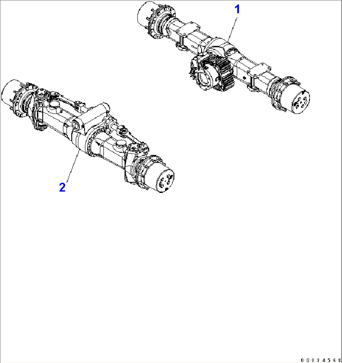 AXLE (2.50M WIDTH)