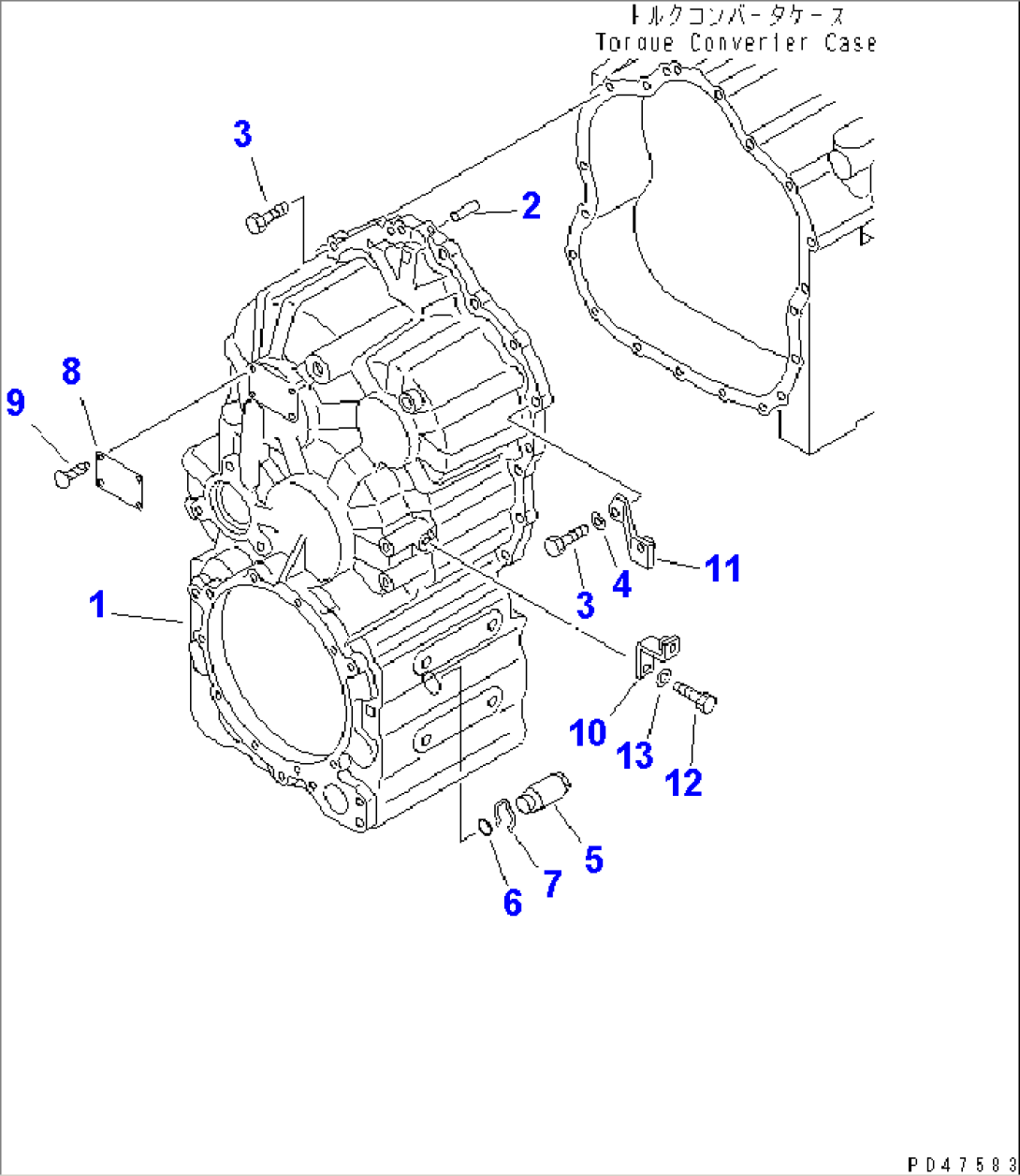 TRANSMISSION (TRANSMISSION CASE) (2/2)(#50001-)