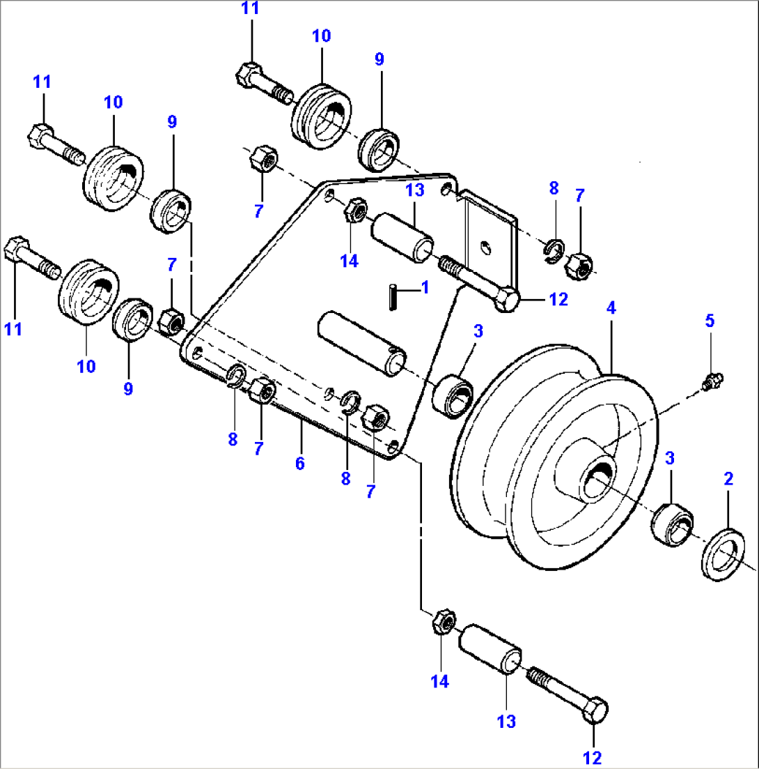 FIG. T0160-01A0 TROLLEY ASSEMBLY