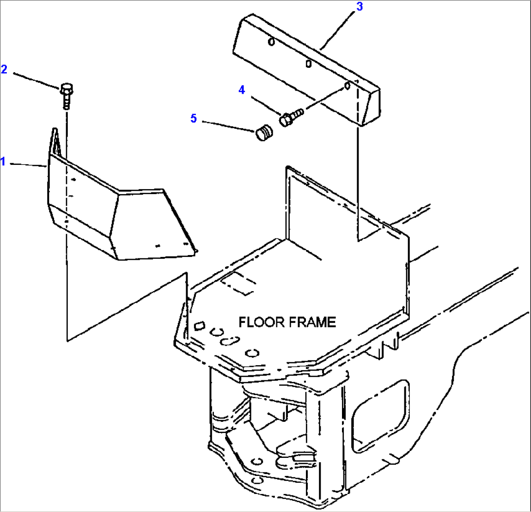 FIG NO. 5151 FLOOR GUARD MACHINES WITH OPEN ROPS CANOPY