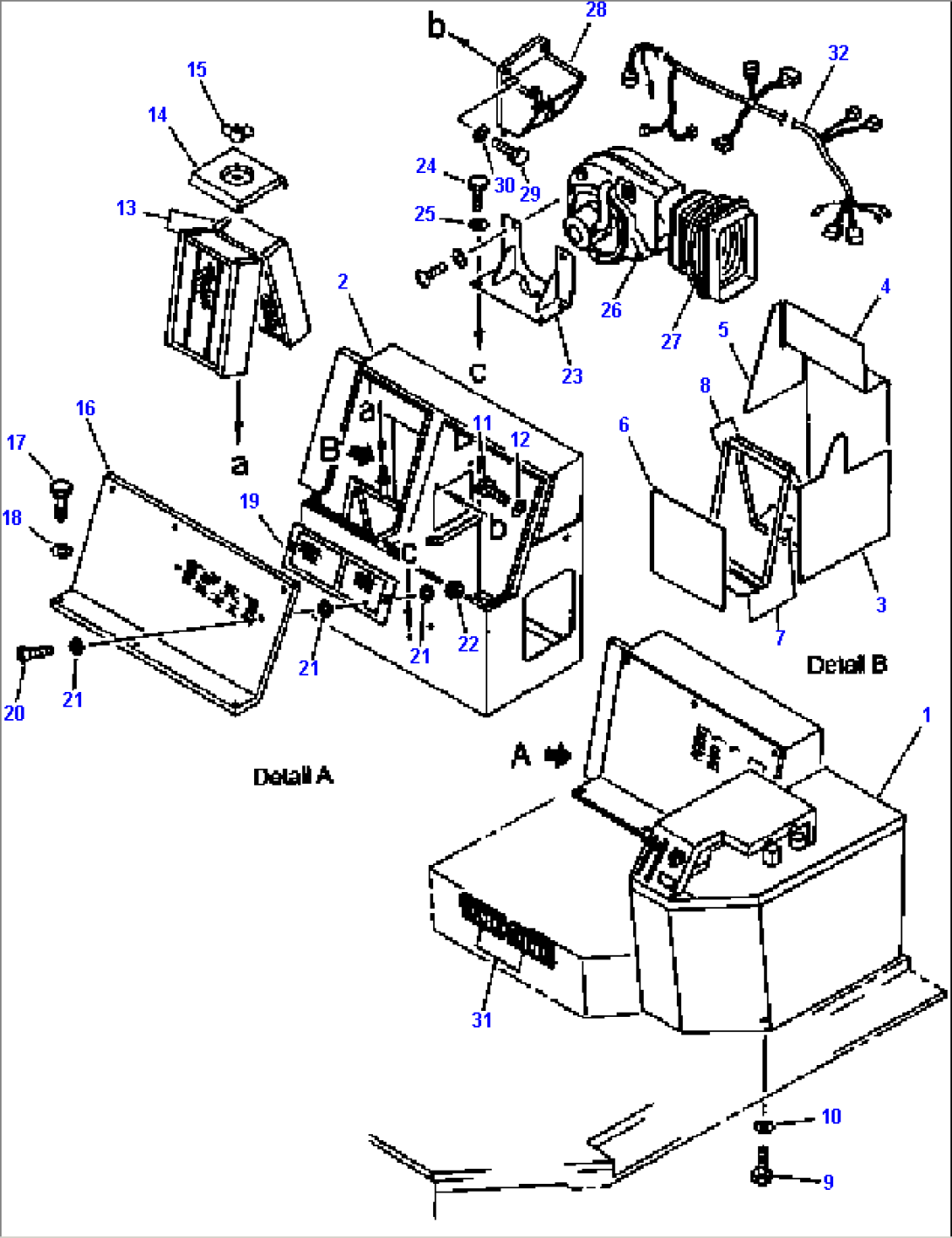 AIR CONDITIONER MOUNTING PARTS