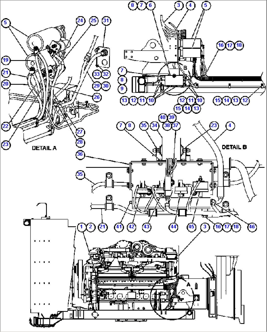 ENGINE ELECTRICAL - LEFT SIDE