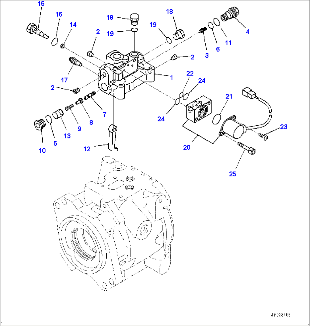 Gear Pump, Fan Pump (3/7) (#80001-)