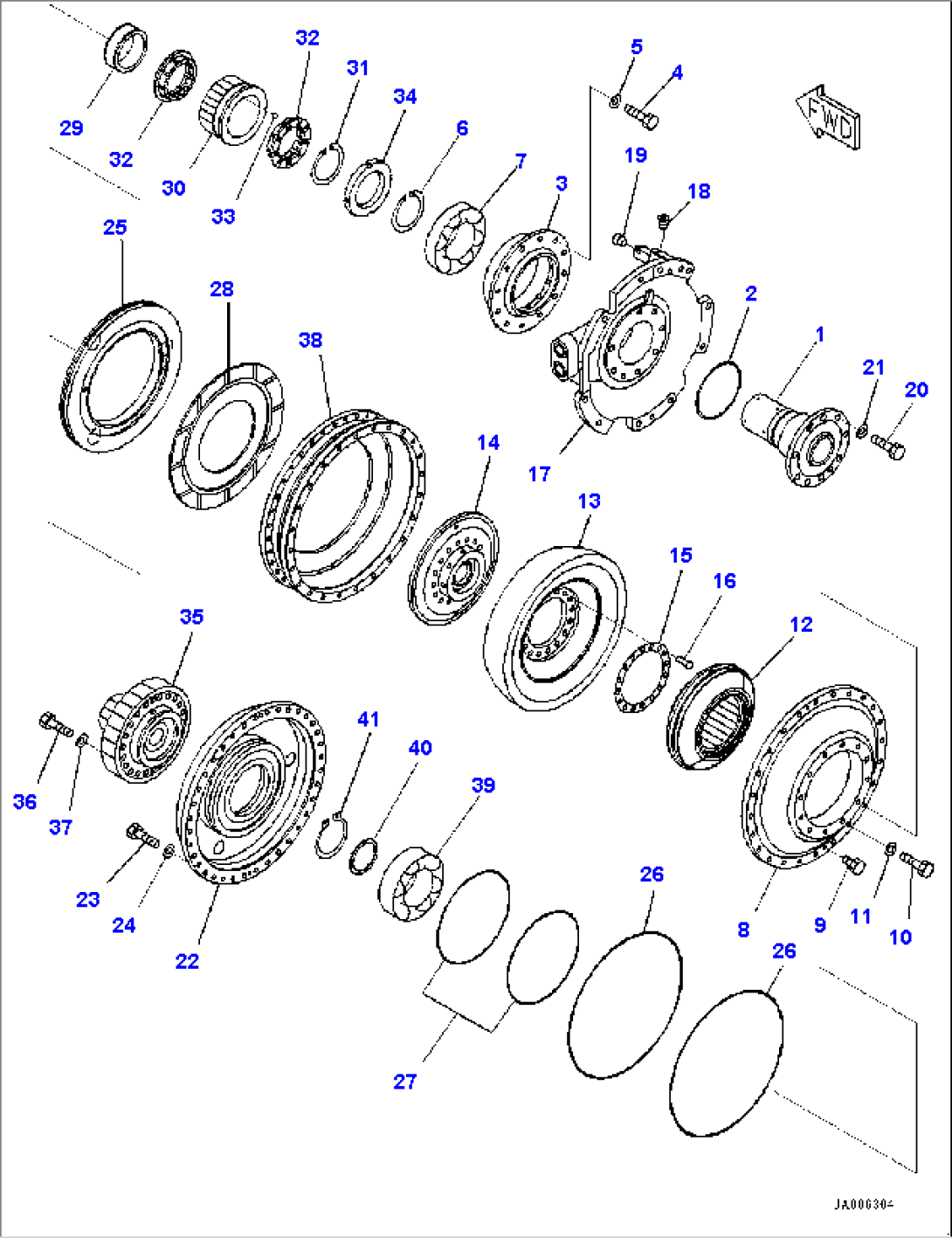 Power Train, Pump and Turbine (#1001-)