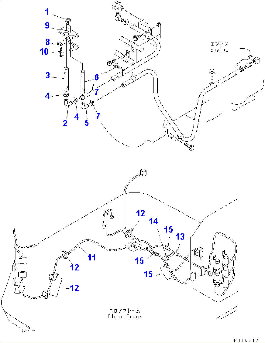 HEATER PIPING (HEATER PIPING AND ELECTRICAL SYSTEM)(#54095-)