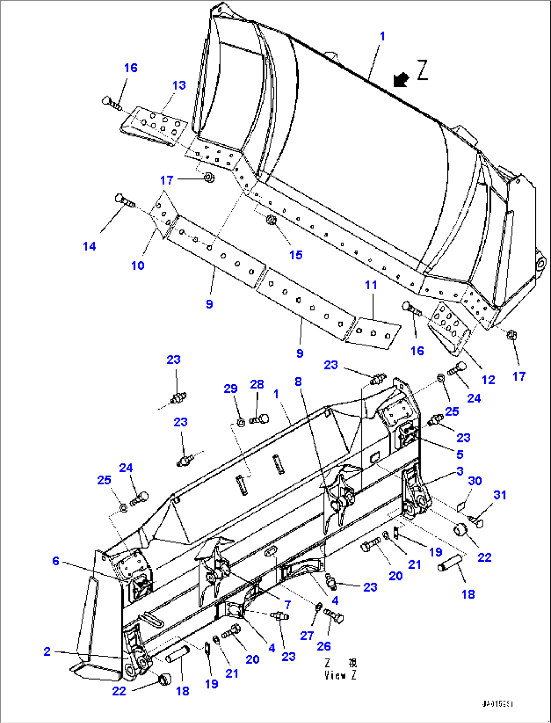 Dozer Blade (#90023-)