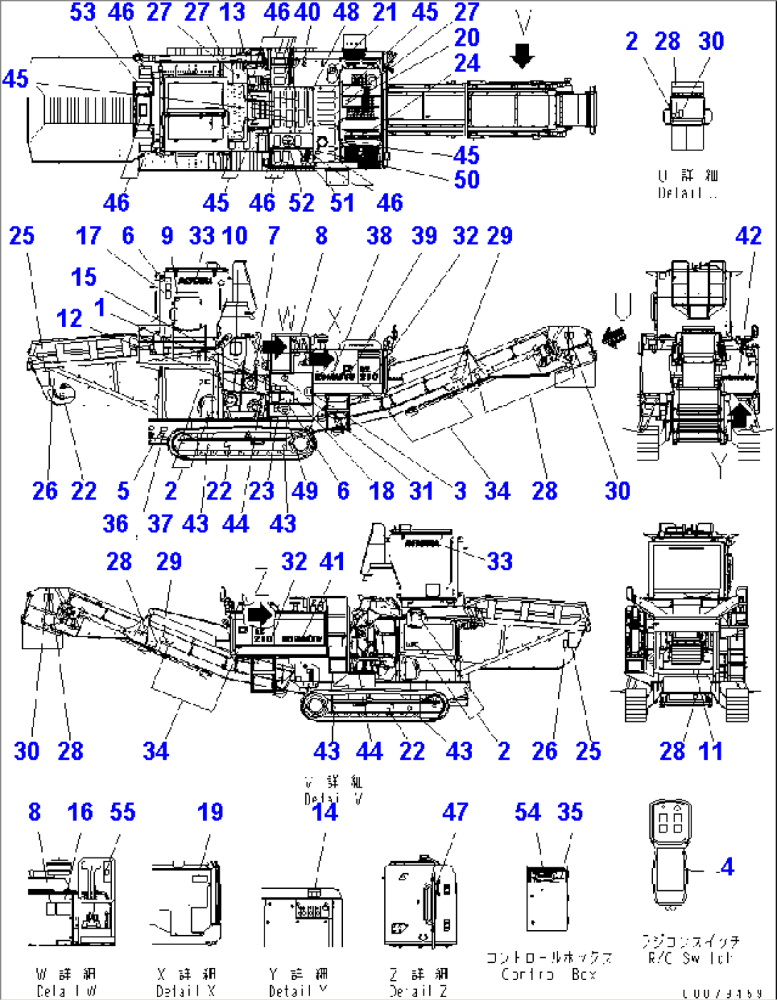 MARK AND PLATES (ENGLISH) (WITHOUT CRANE)(#1001-1500)