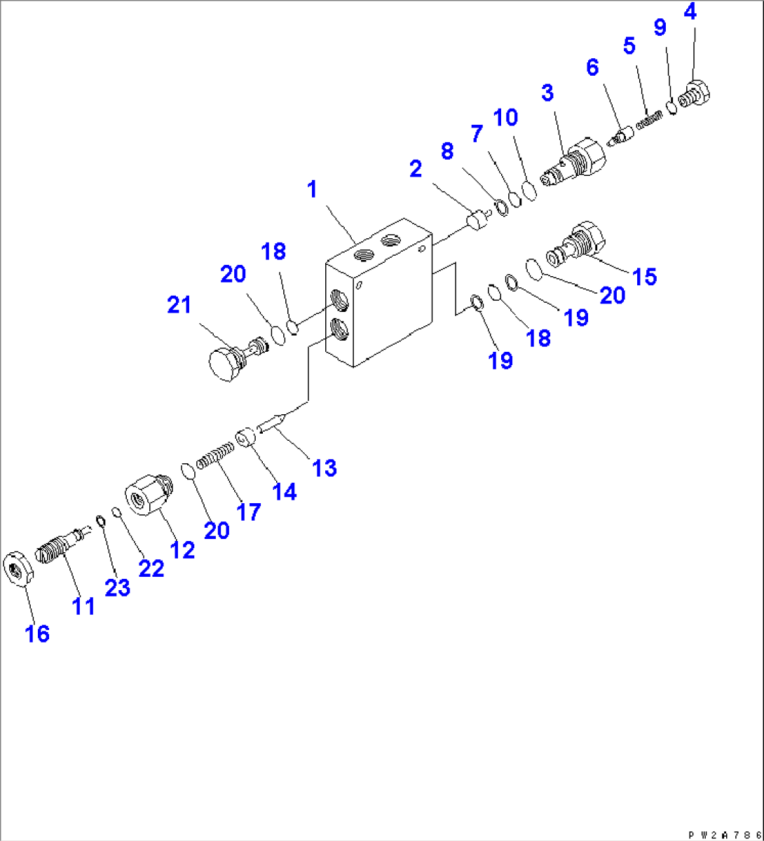 PILOT CHECK VALVE (FOR SCARIFIER)