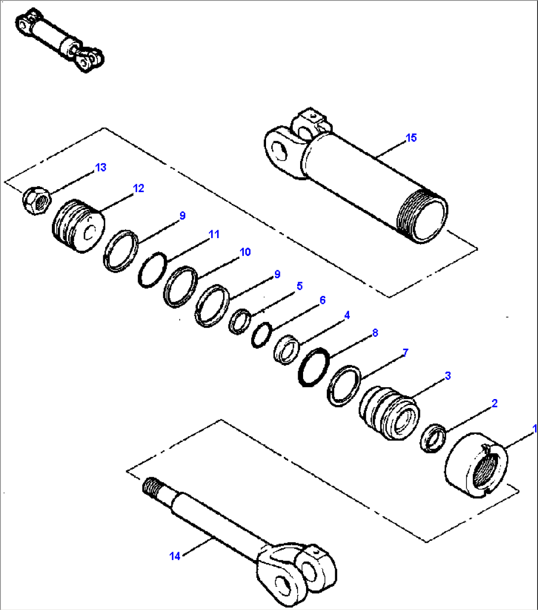 DOZER TILT CYLINDER