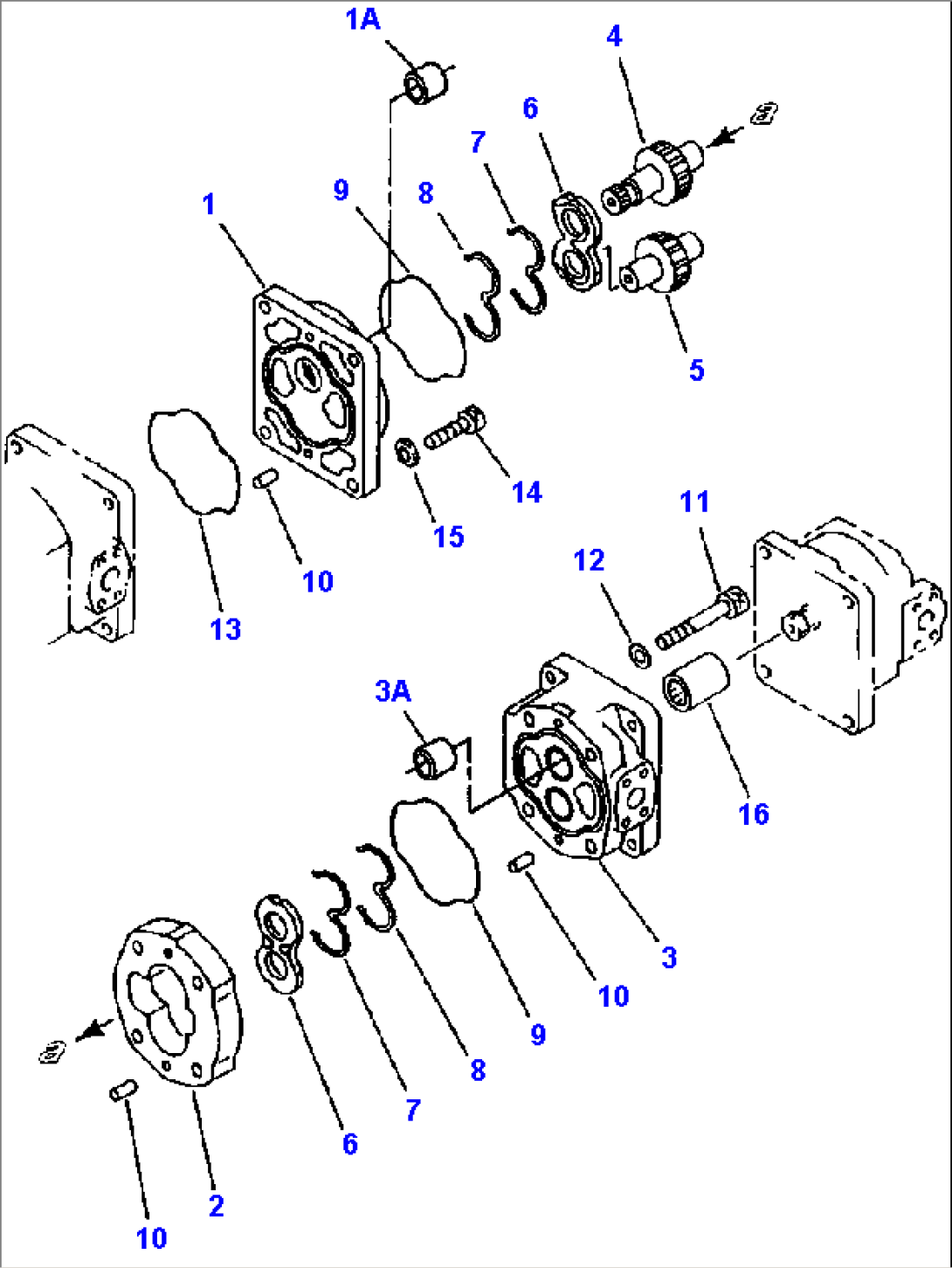 FIG NO. 6003 HYDRAULIC PUMP LOADER AND STEERING - SAR 36