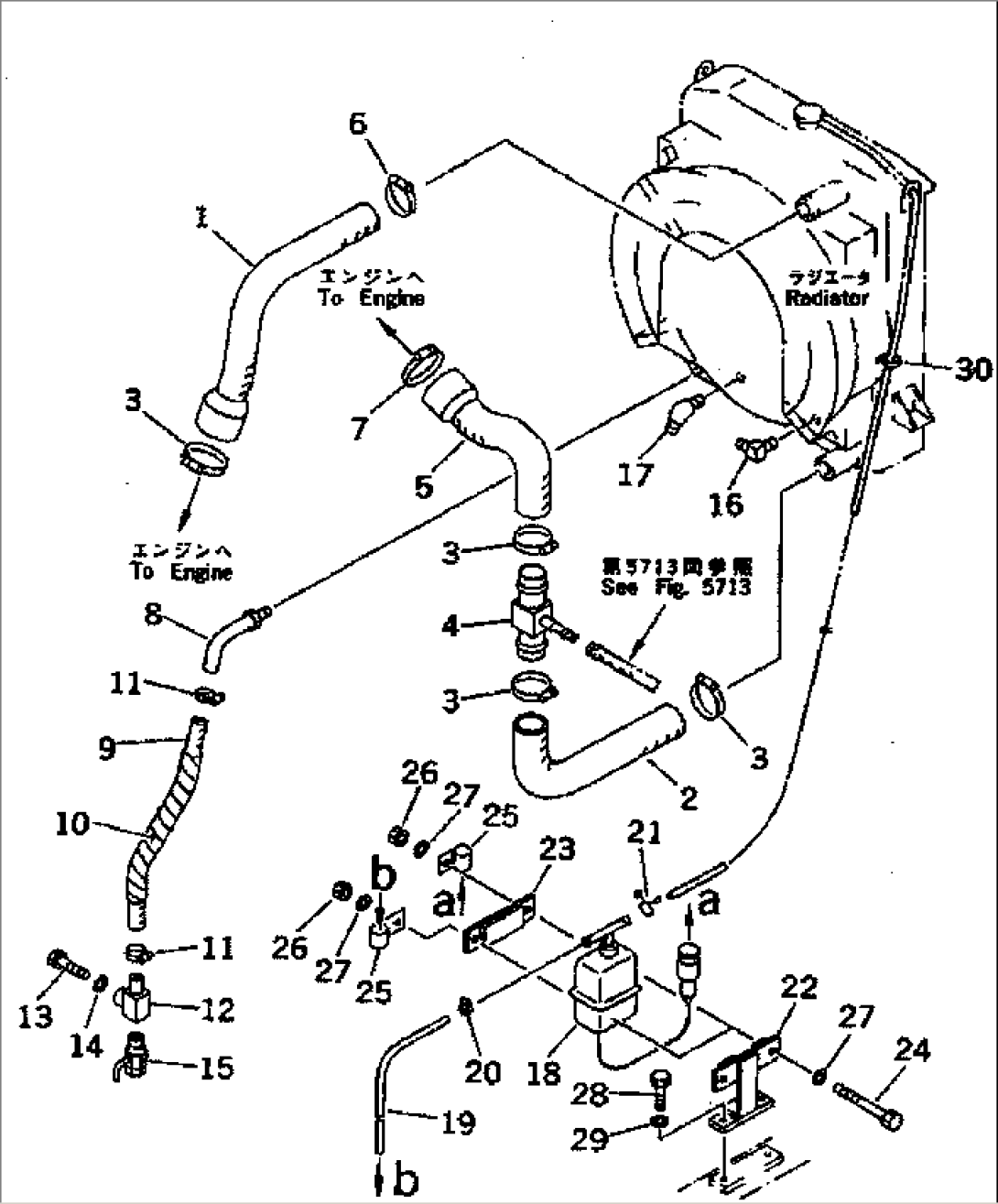 RADIATOR PIPING (WITH CAR HEATER)(#1501-1515)