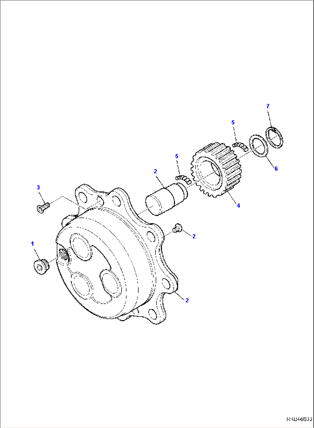 FRONT AXLE (7/7)