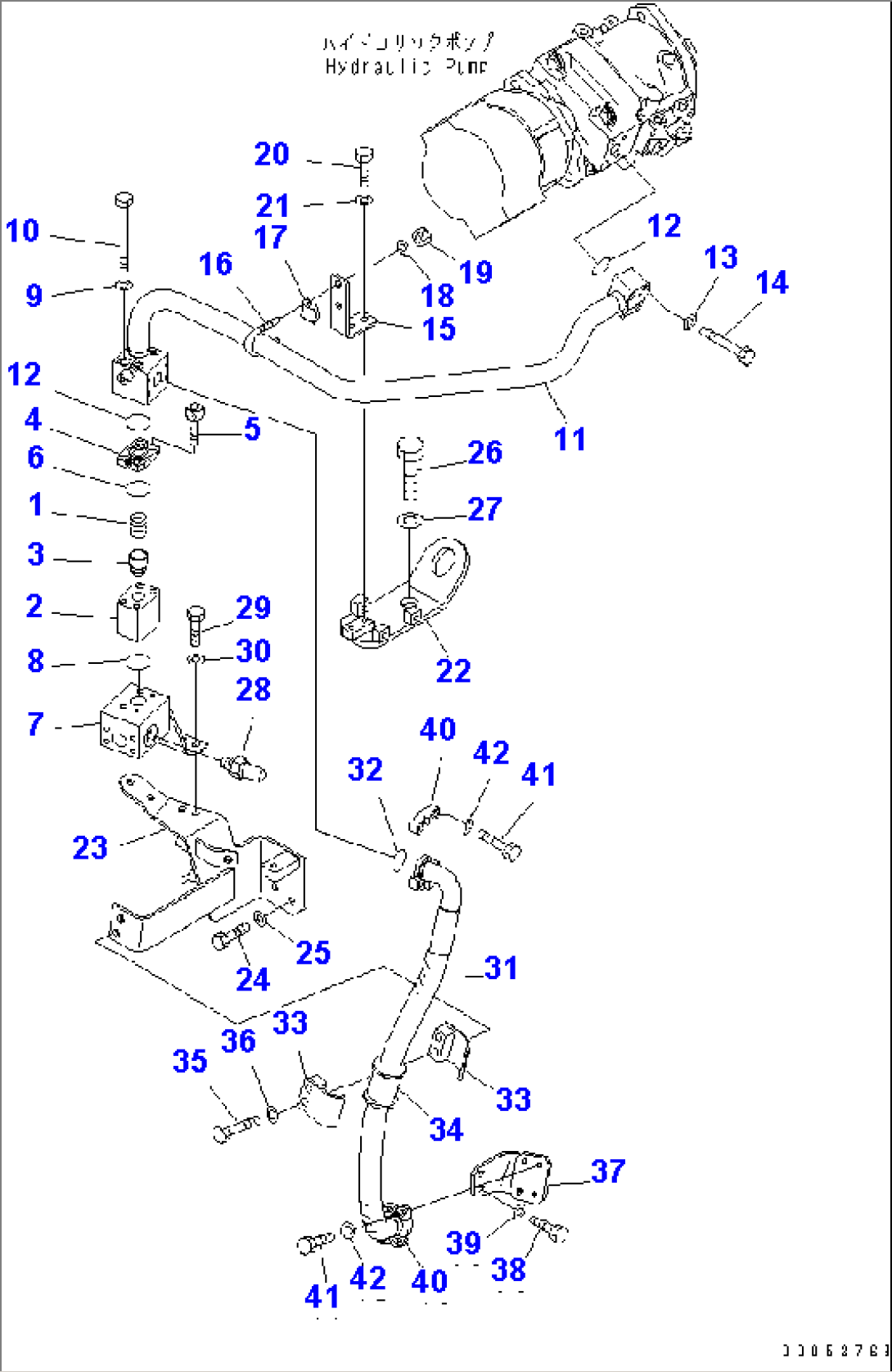 HYDRAULIC PUMP (STEERING LINE)
