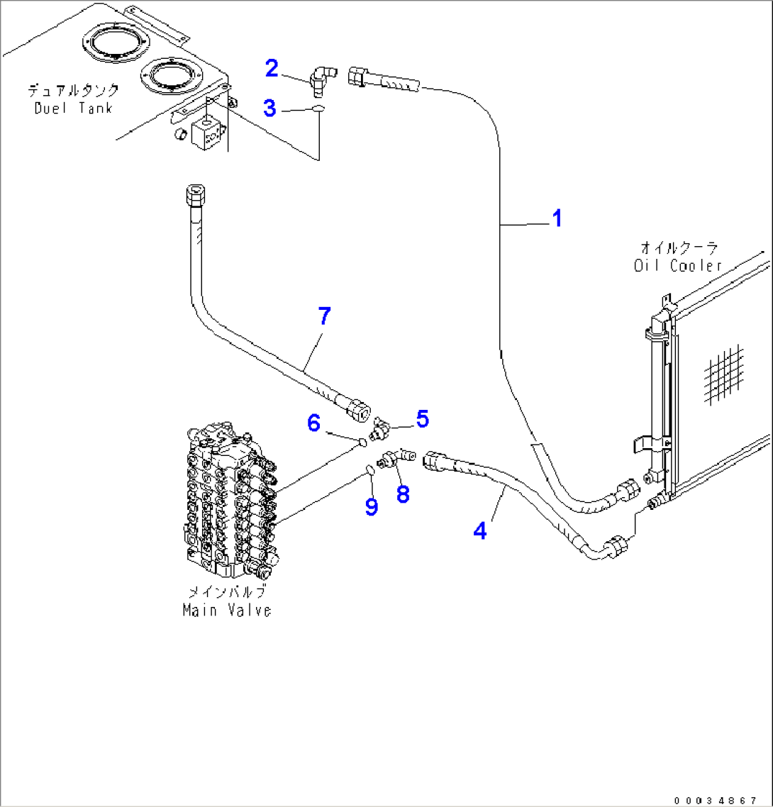 OIL COOLER LINE