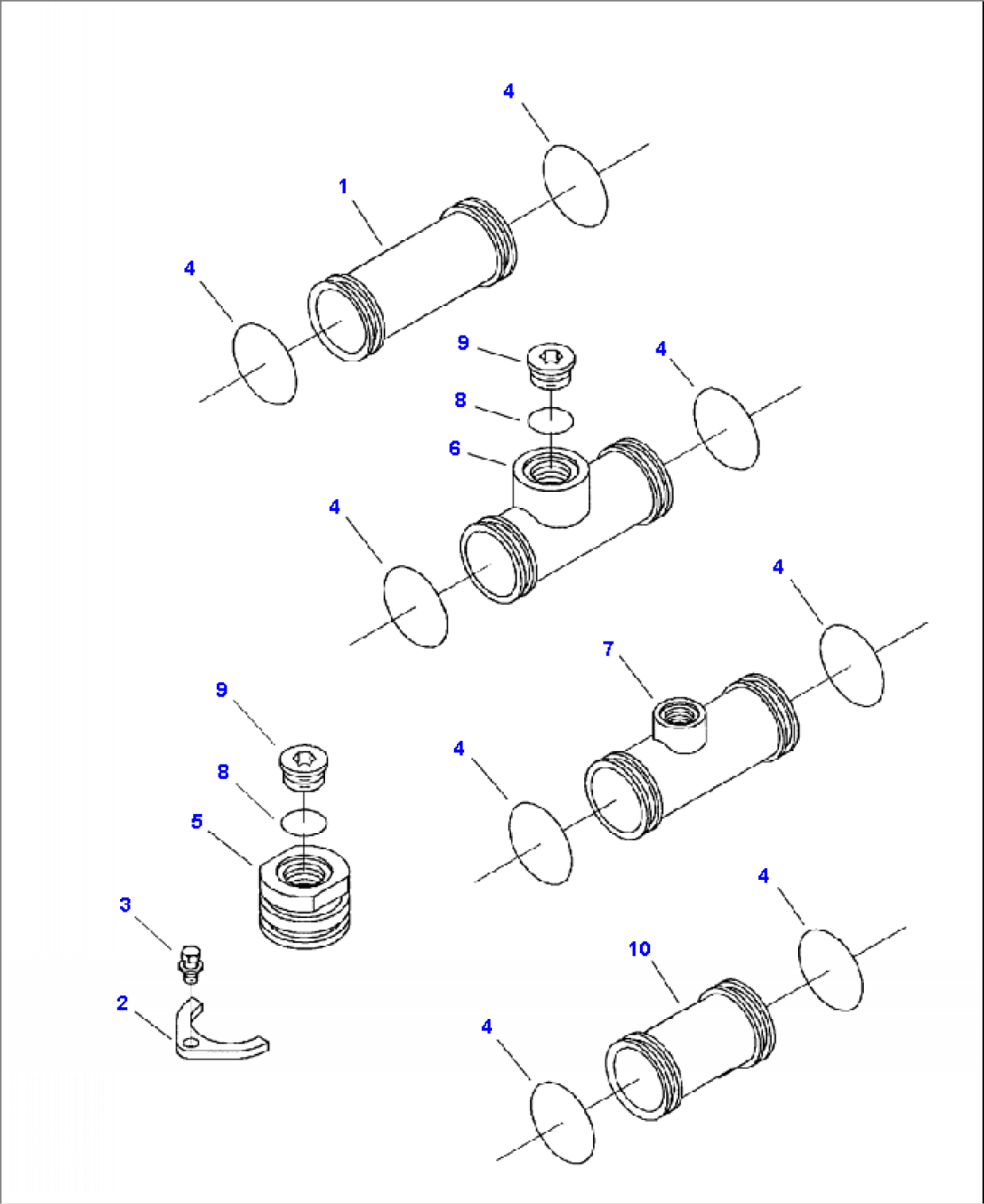 A5123-A6A5 WATER MANIFOLD