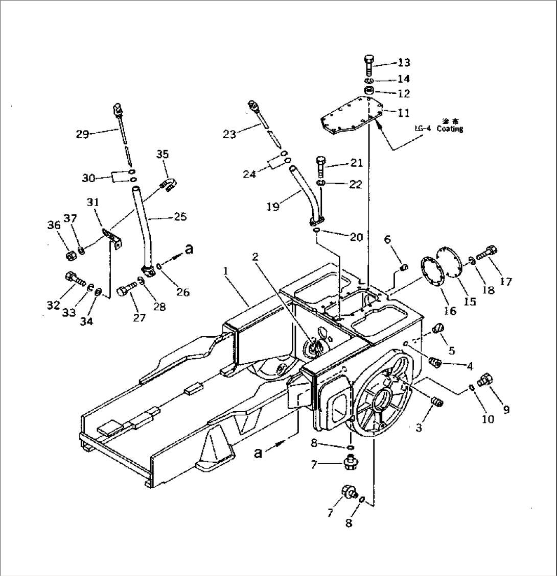 STEERING CASE AND MAIN FRAME