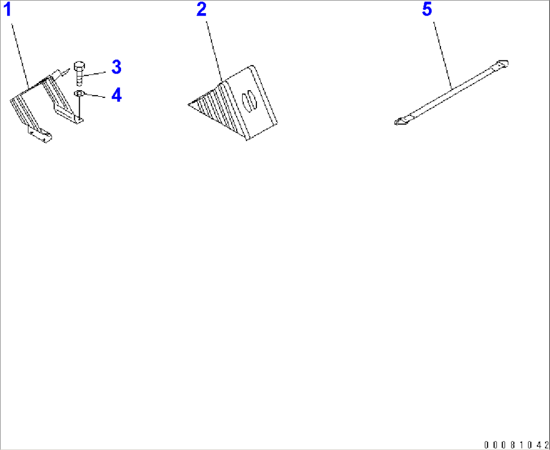 TOOL (WHEEL STOPPER)(#75001-)