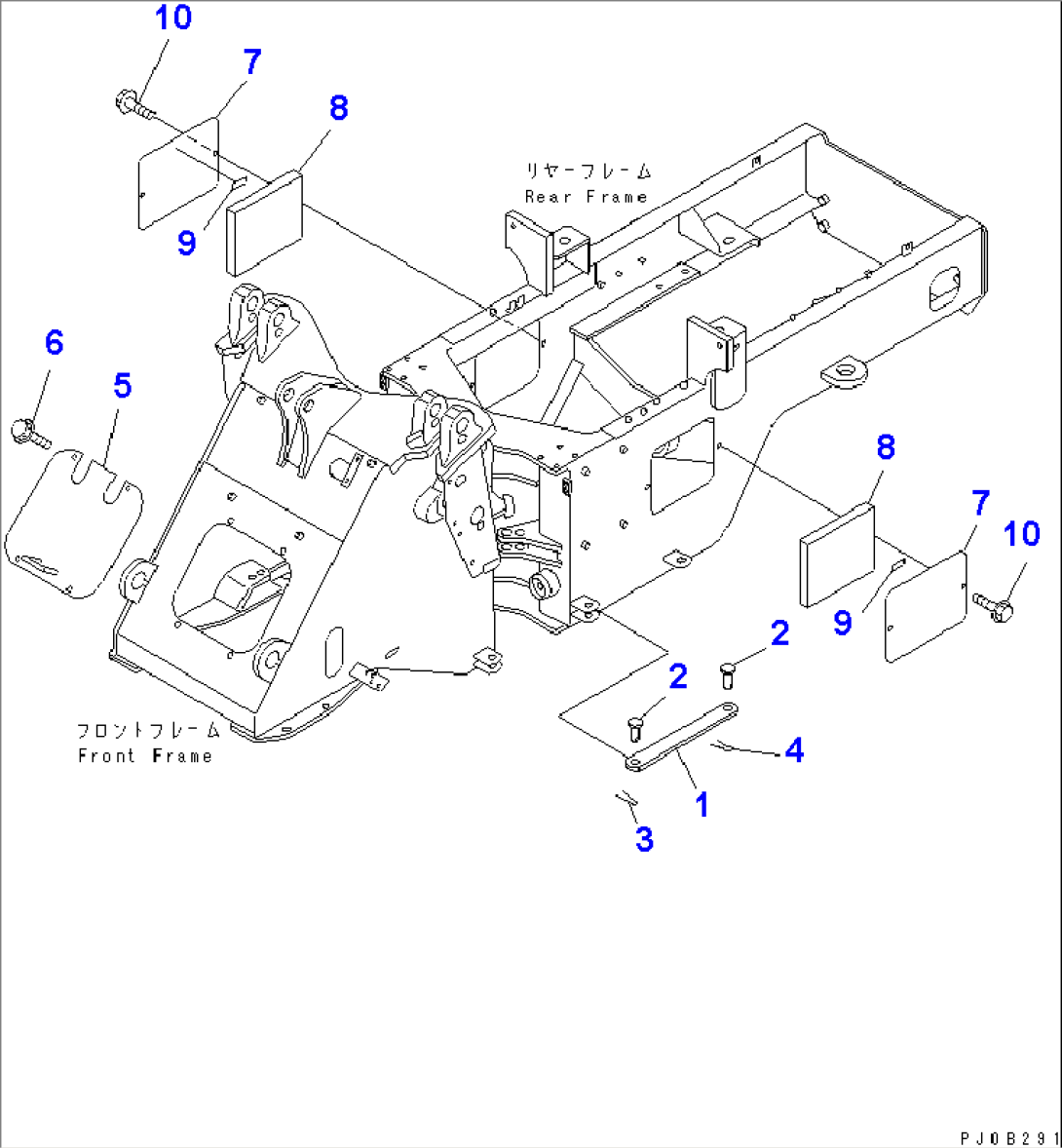 BAR LOCK AND COVER (WITH 3-SPOOL PIPING)