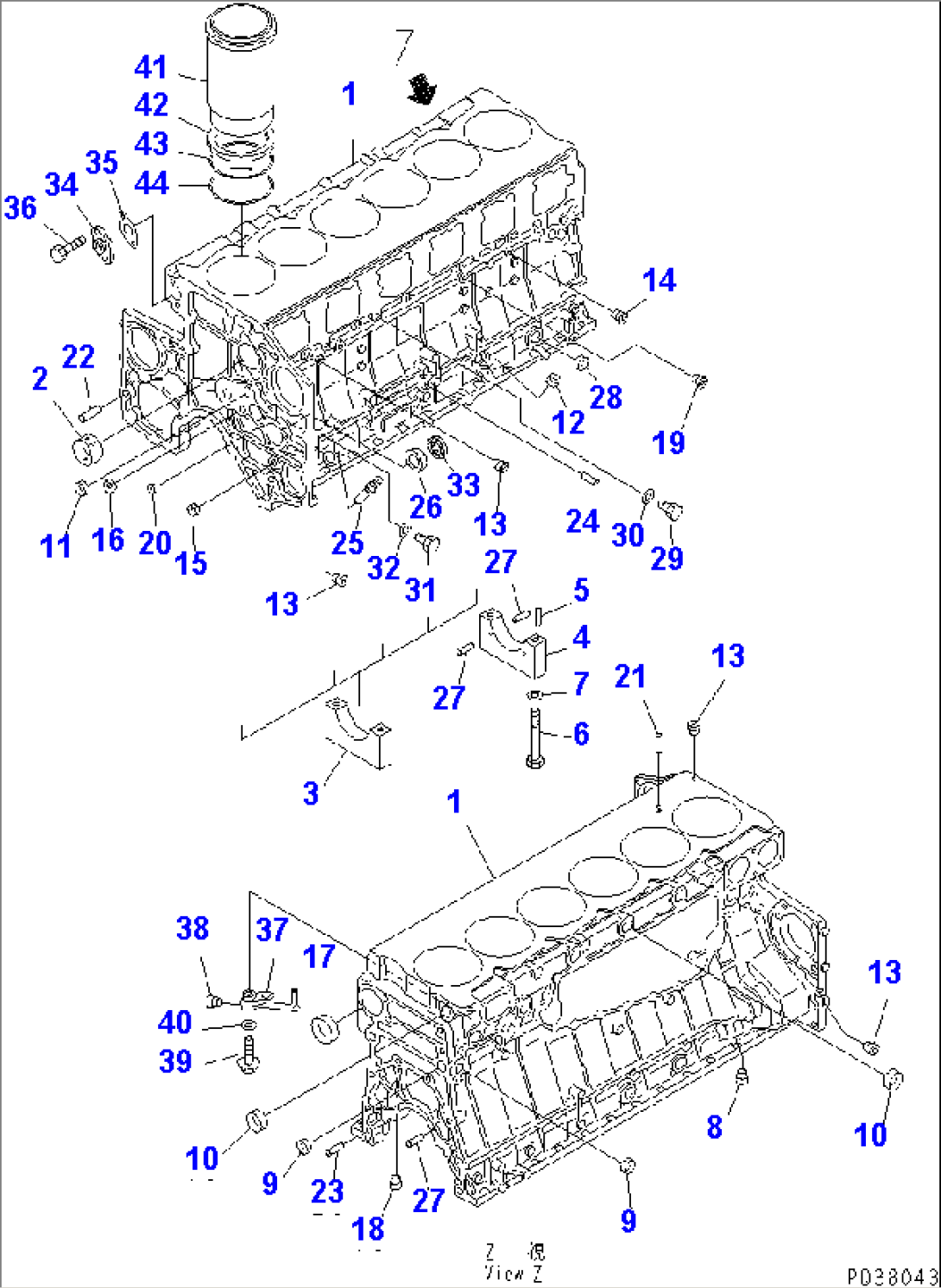EXHAUST BRAKE (INNER PARTS)(#30345-)