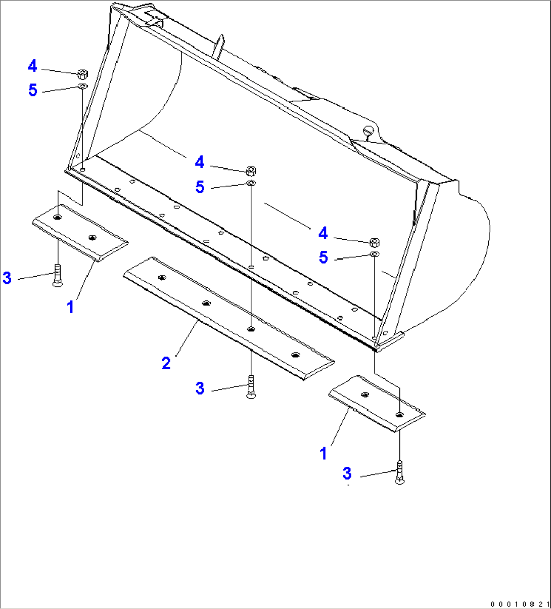 BOLT ON CUTTING EDGE(#75001-)
