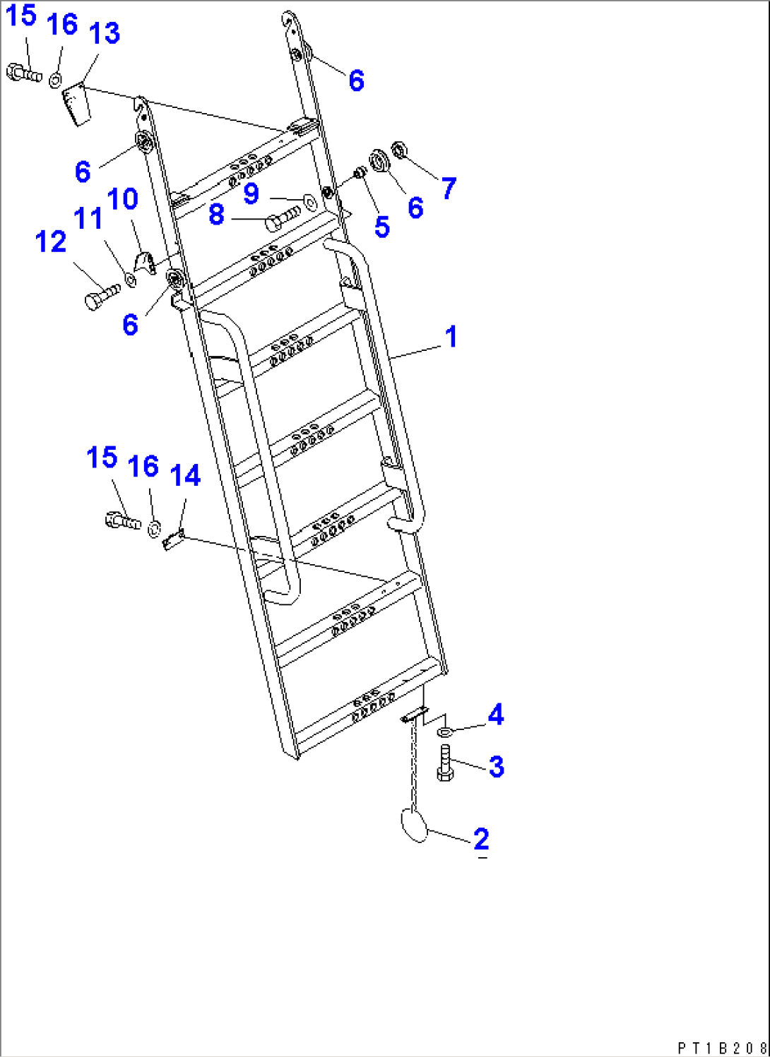 LEFT SIDE COVER (LADDER) (SLIDE)(#10011-11001)