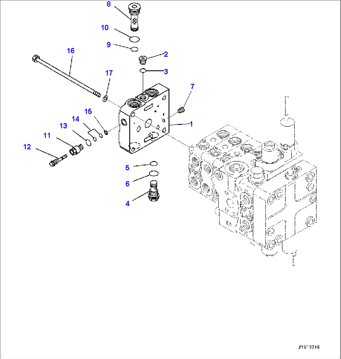 Fender Group, Control Valve, 4-Valve (4/11) (#80932-)
