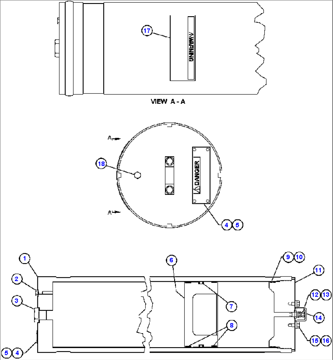 BRAKE AUXILIARY ACCUMULATOR ASSM (EH8316)