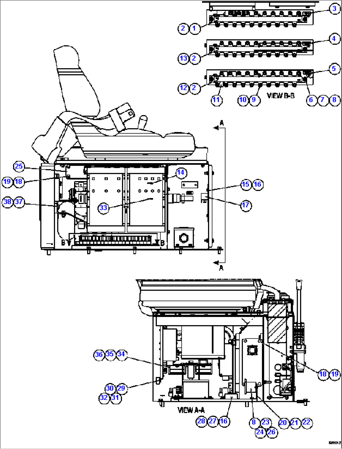 CAB INTERFACE COMPARTMENT 3/4