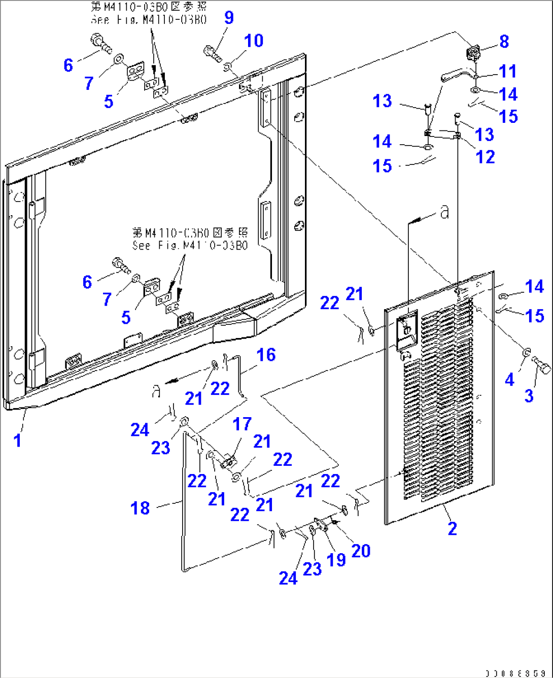 HOOD DOOR (L.H.) (1/3)(#60002-)