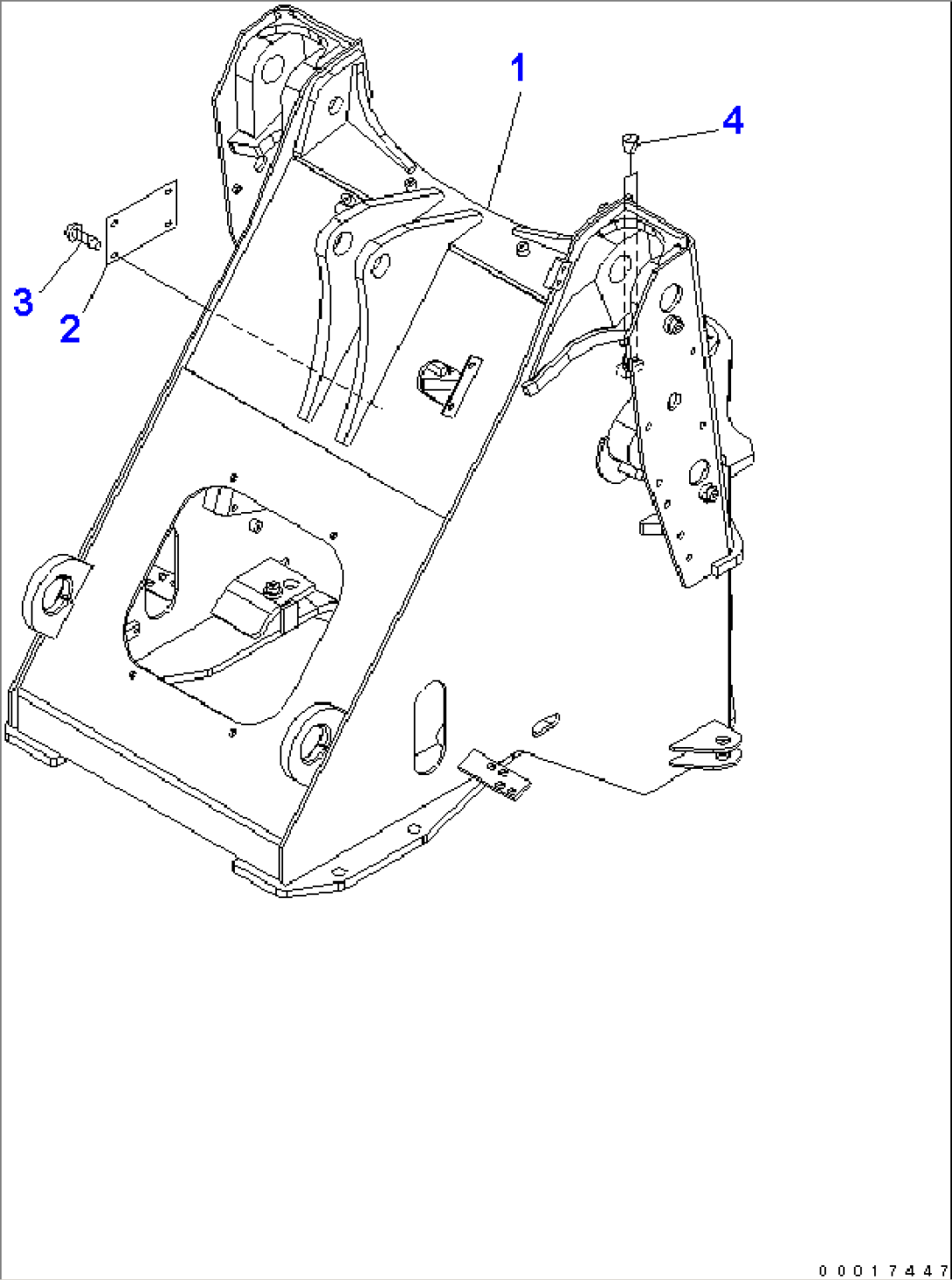 FRONT FRAME (FOR E.C.S.S.)