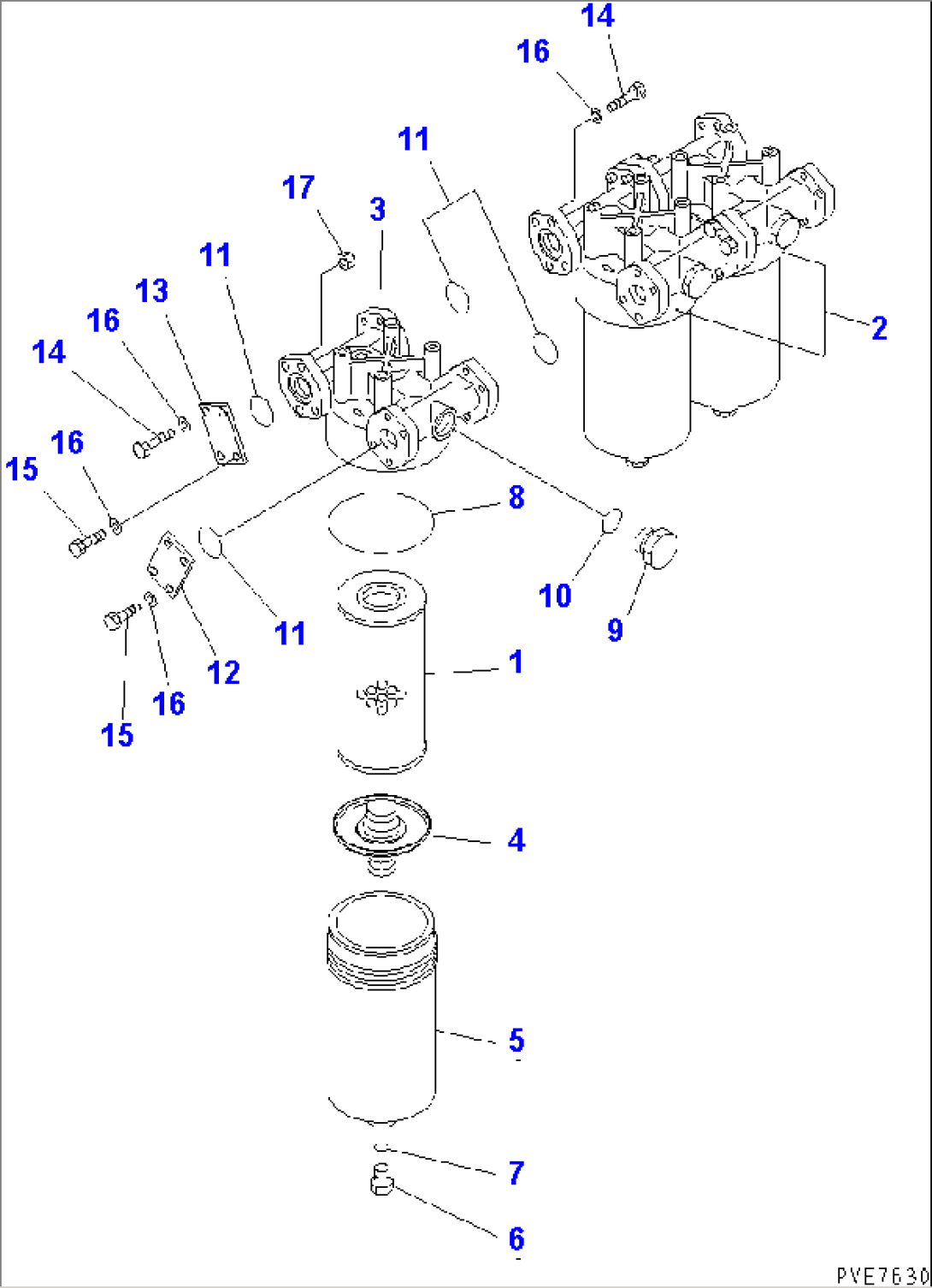 TORQUE CONVERTER AND TRANSMISSION LINE (OIL FILTER)