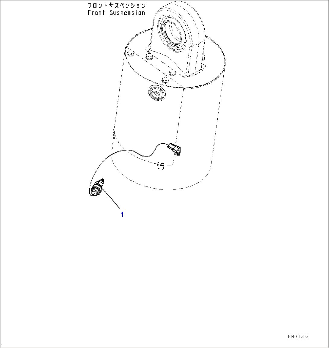 Front Axle, Sensor, L.H. (#8173-)