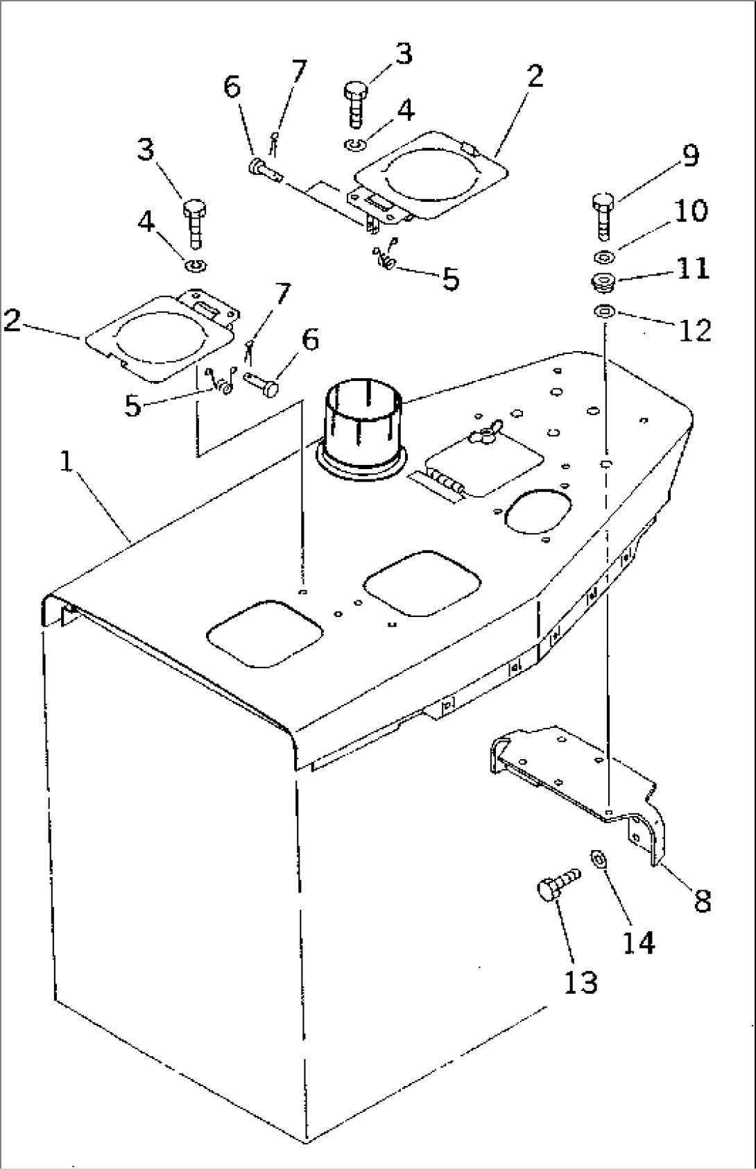 ENGINE HOOD (WITH CERAMIC MUFFLER) (TUNNEL SPEC.) (FOR JAPAN)