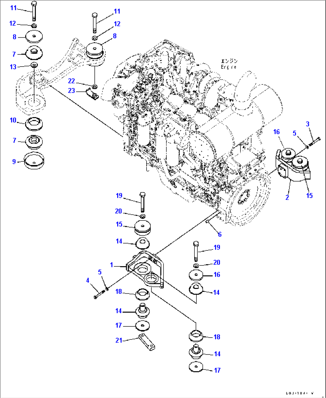 Engine Mounting (#65001-)