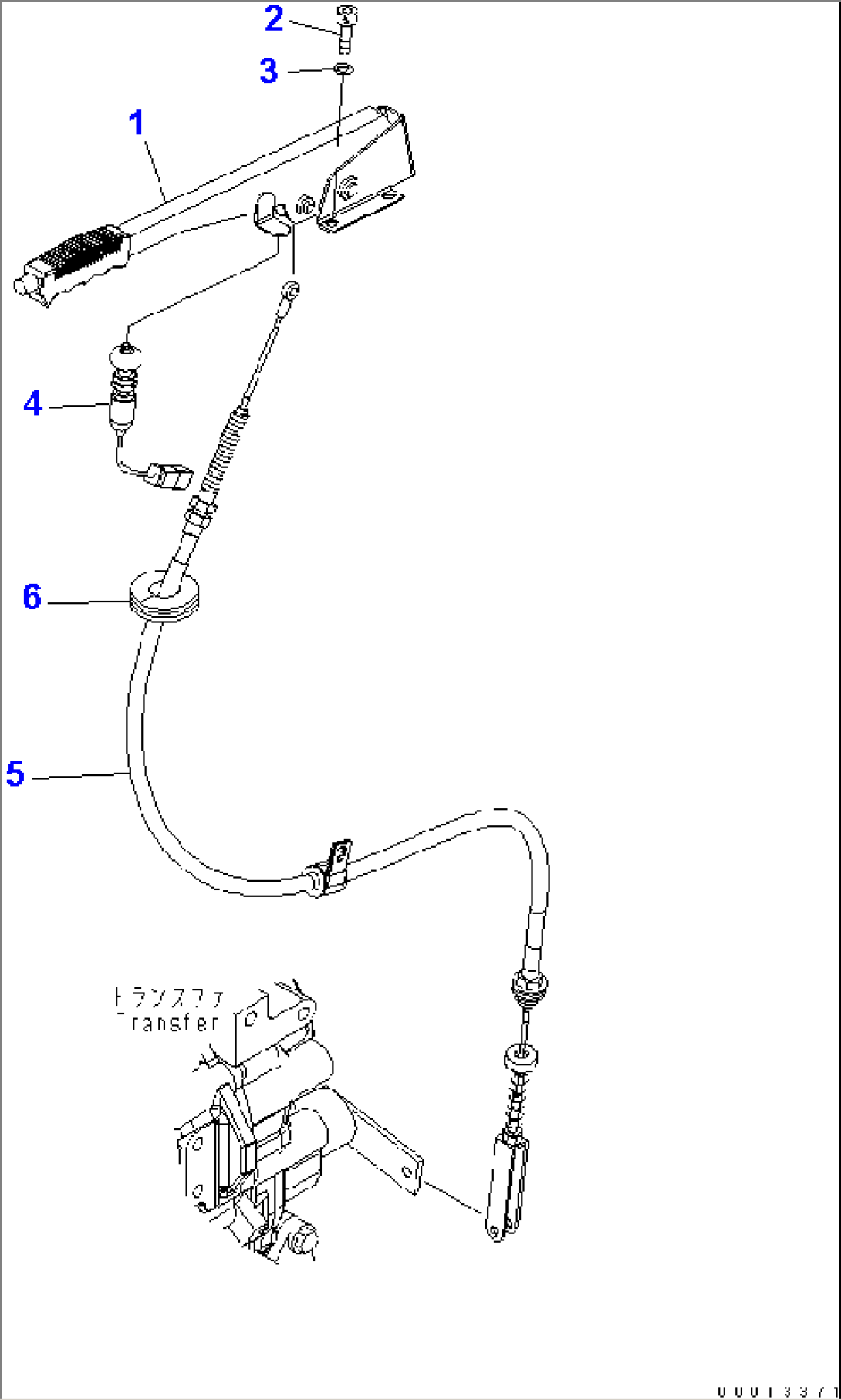 FLOOR (PARKING BRAKE)