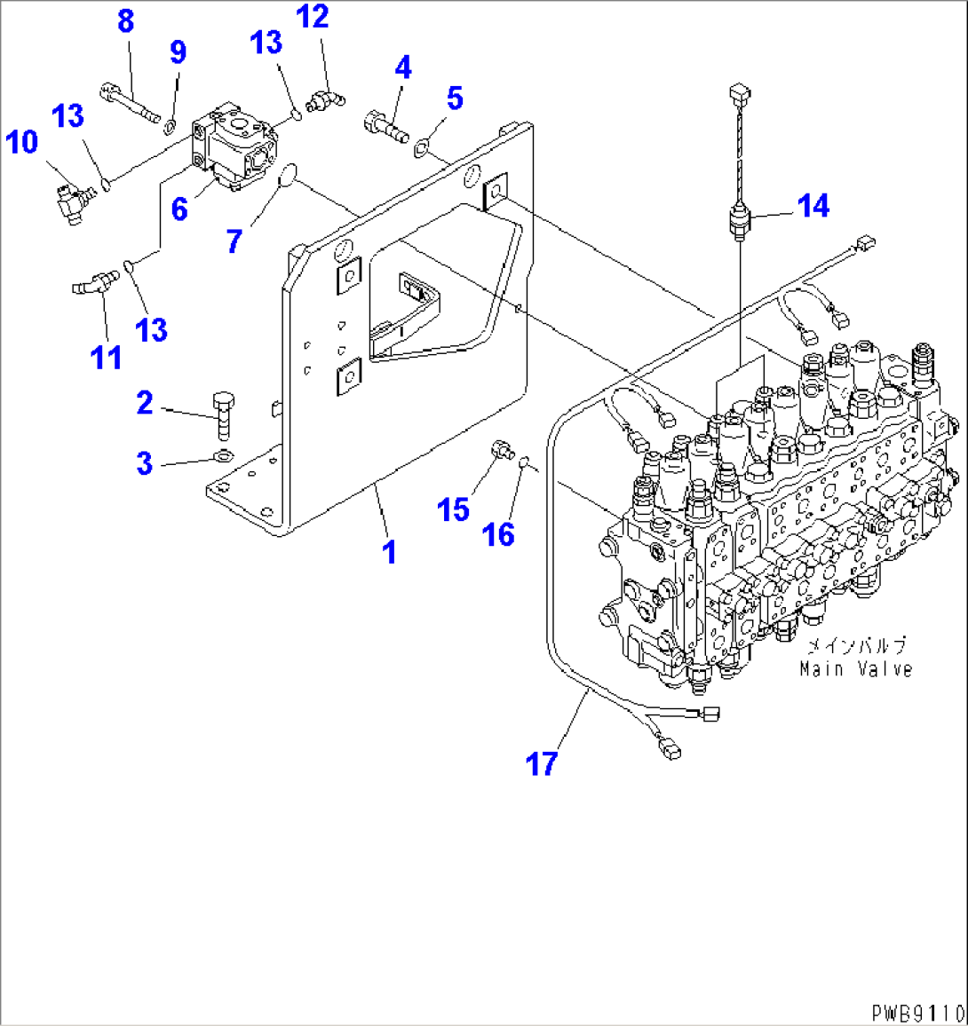 MAIN VALVE (VALVE BRACKET AND PIPING)