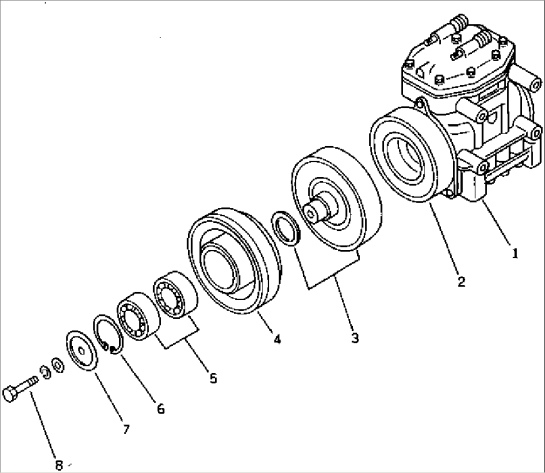 FREON GAS COMPRESSOR (AIR CONDITIONER)