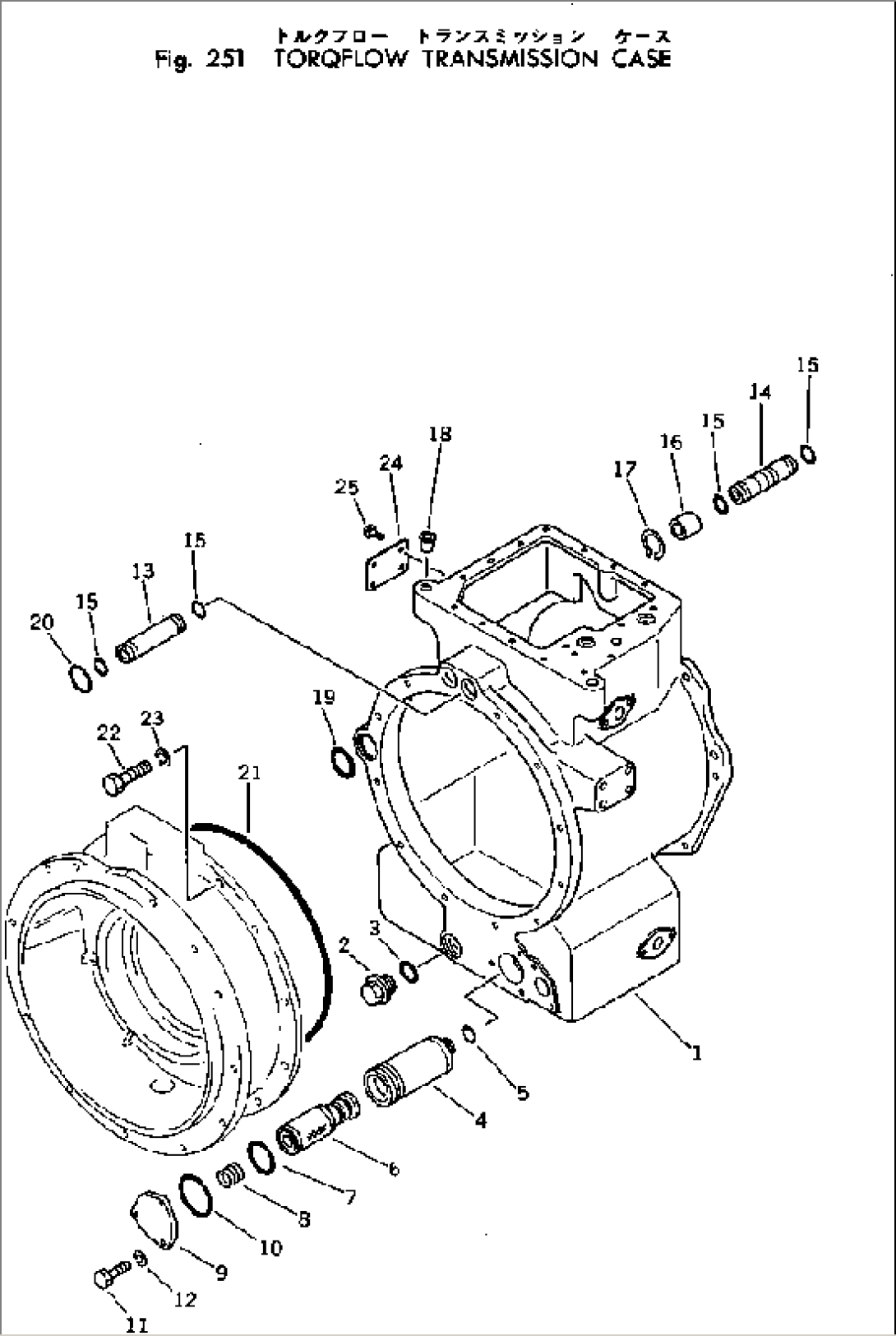 TORQFLOW TRANSMISSION CASE