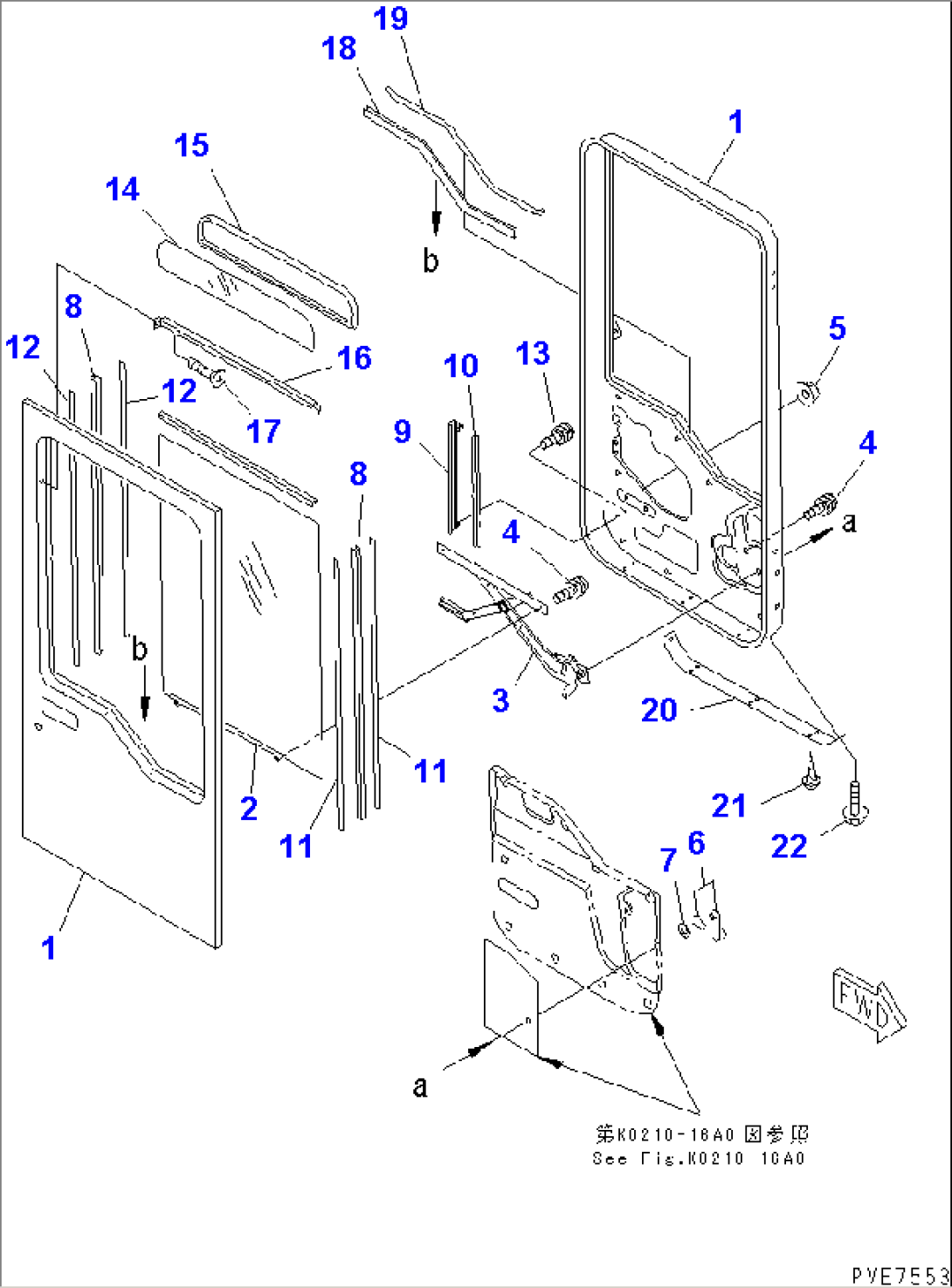 ROPS CAB (DOOR¤ R.H.)