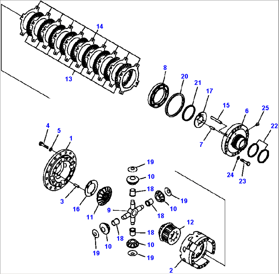 F3560-02A0 REAR AXLE DIFFERENTIAL LOCK