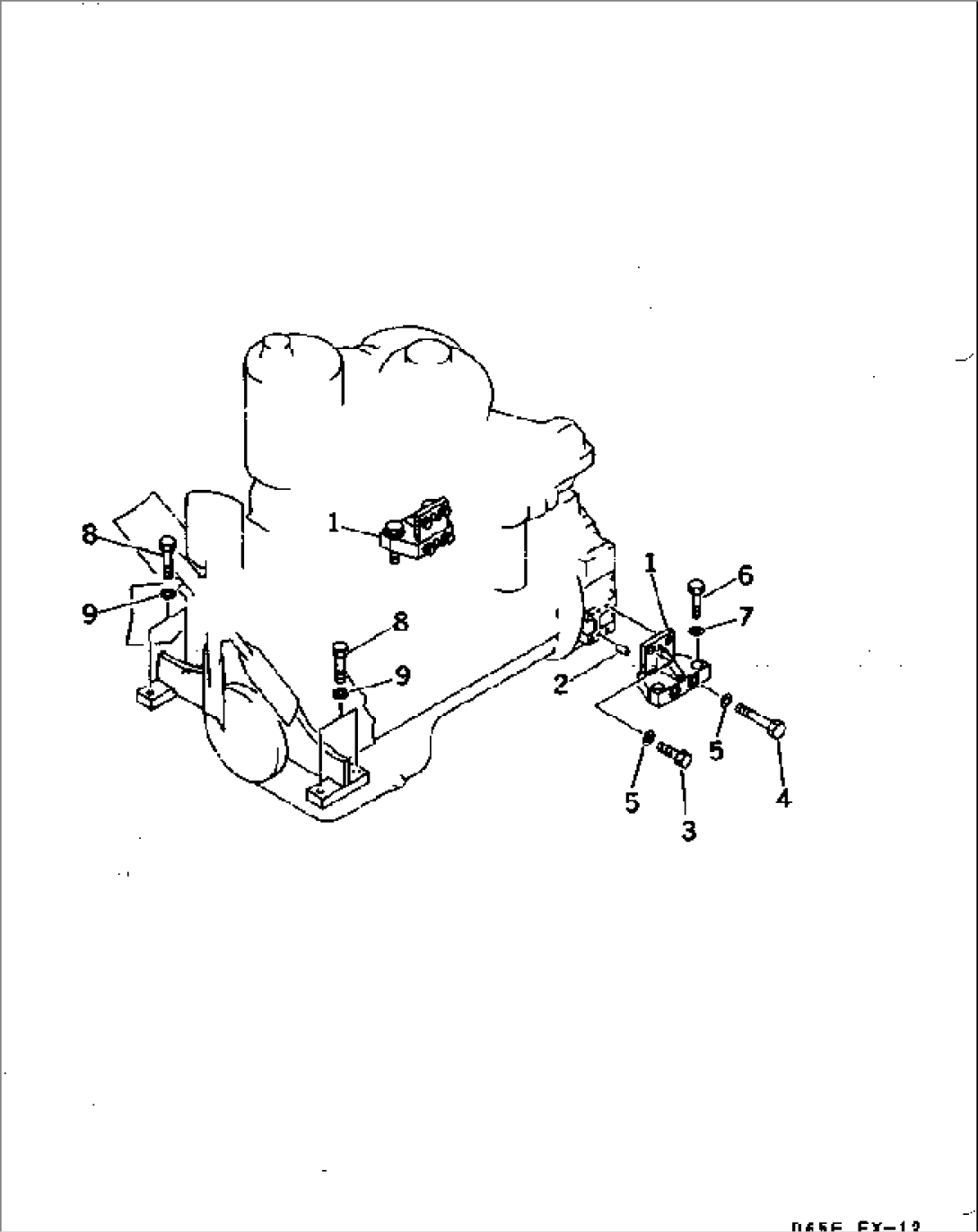 ENGINE MOUNT (ABLE TO AVAIL FOR CAB GUARD)
