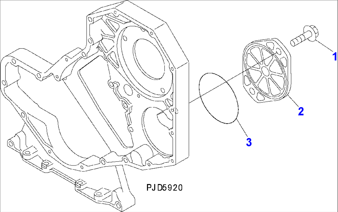 FRONT GEAR TRAIN COVER