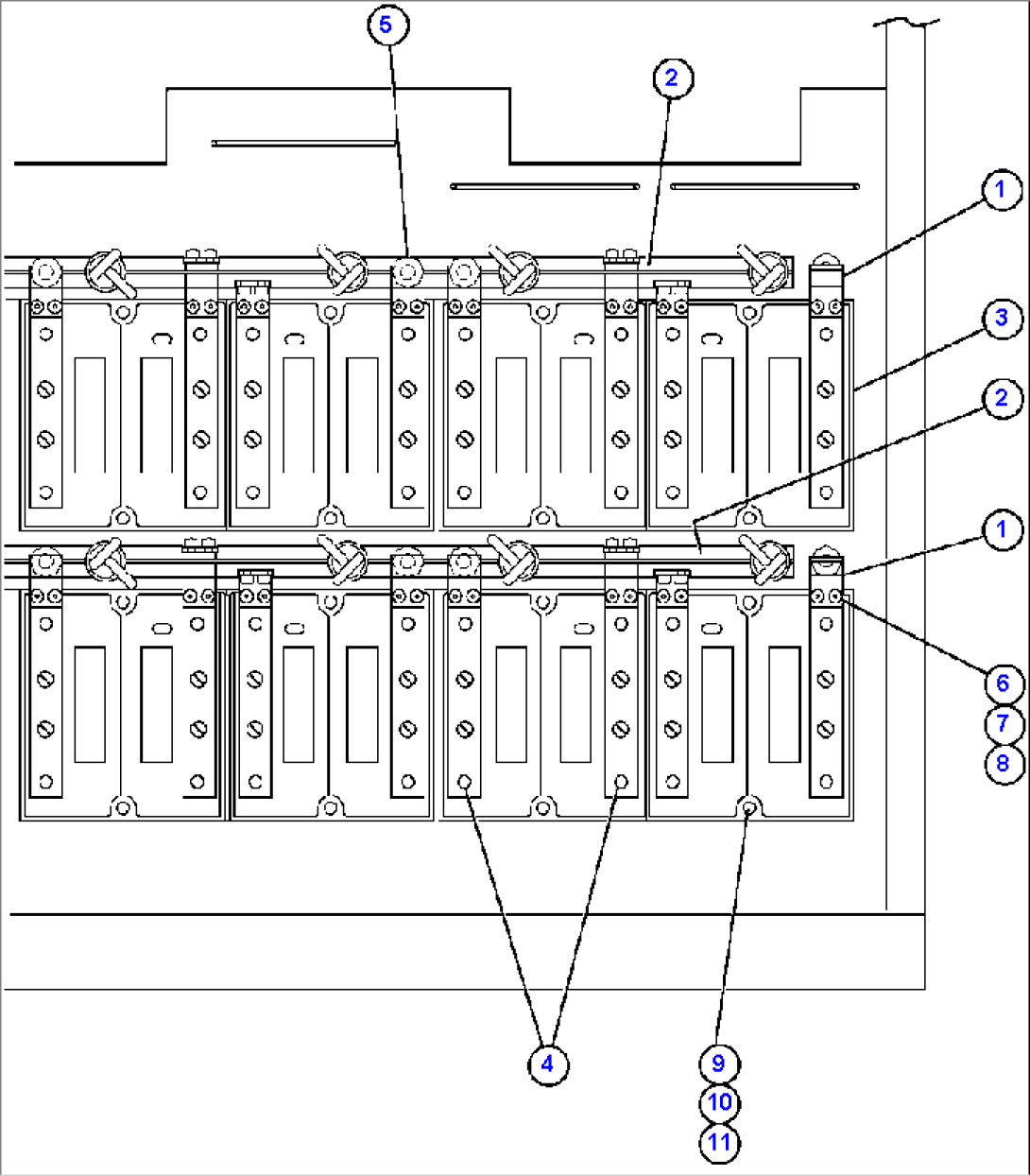 CONTROL CABINET (INSIDE LOWER RIGHT FRONT)