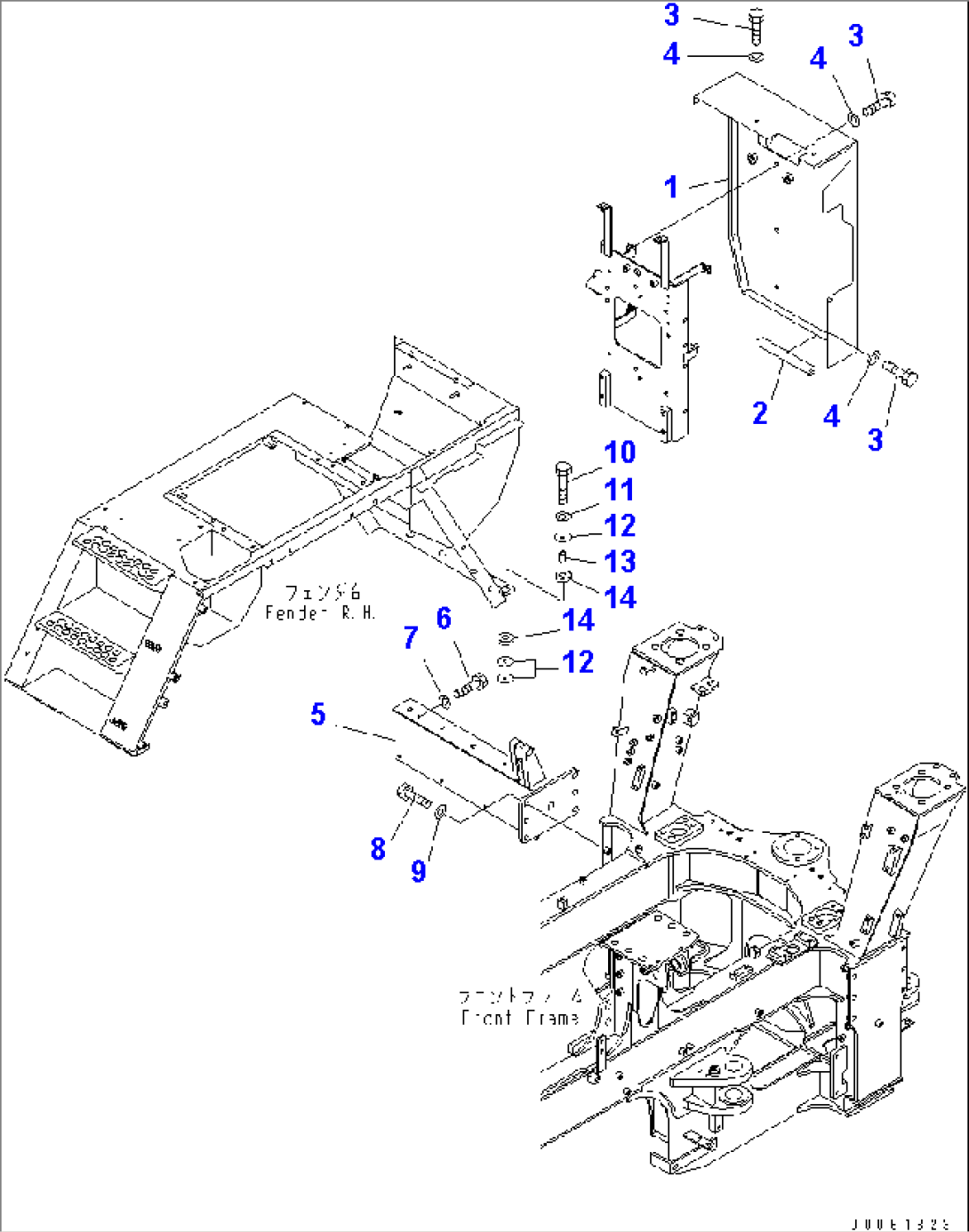 UPPER FENDER¤ R.H.(#2001-)