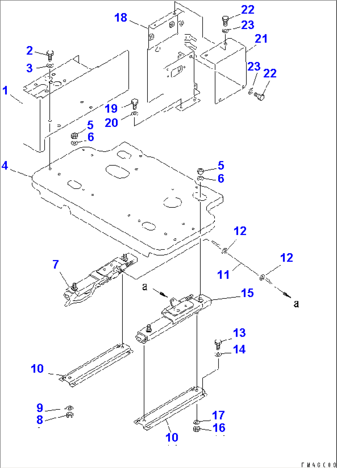 RIGHT STAND (STAND¤ FRAME AND ADJUSTER)
