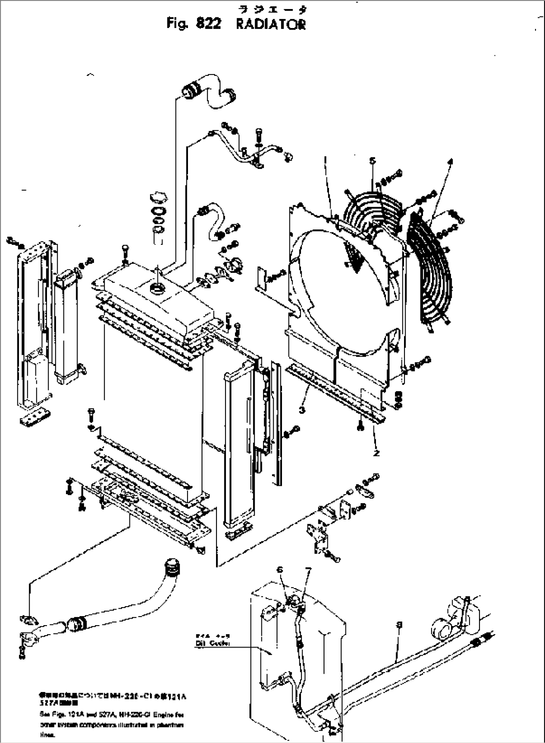 RADIATOR AND OIL COOLER PIPING(#2005-5021)