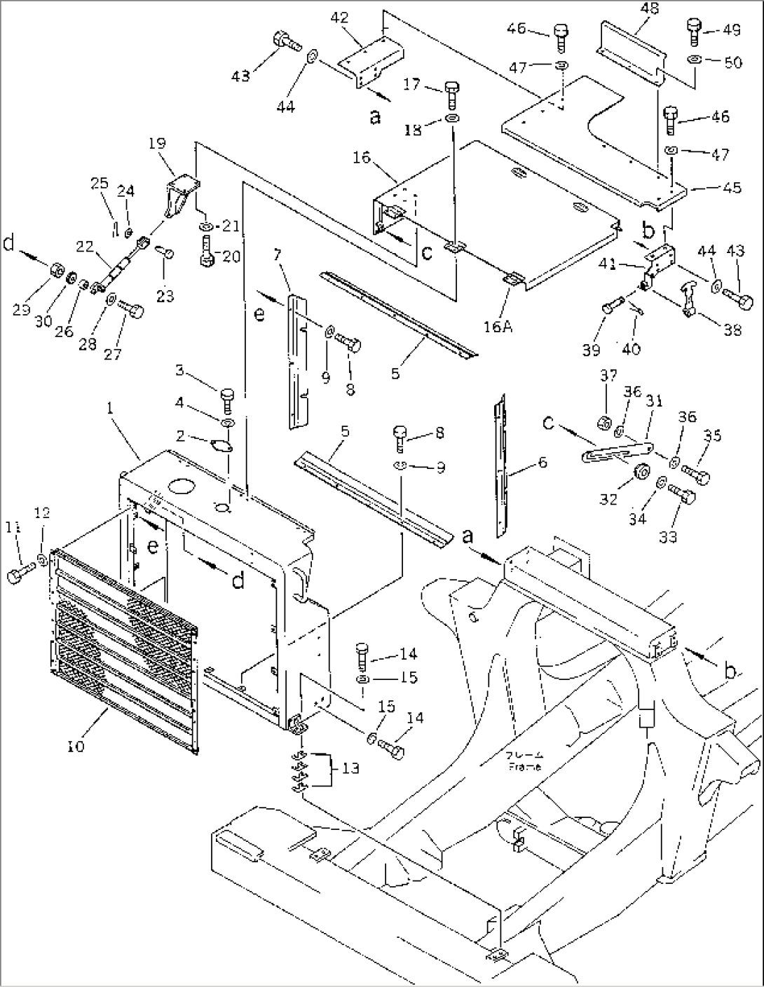GUARD (1/5) (RADIATOR GUARD AND HOOD)(#2264-)