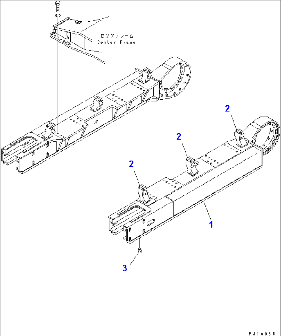 TRACK FRAME (L.H.)(#30207-)