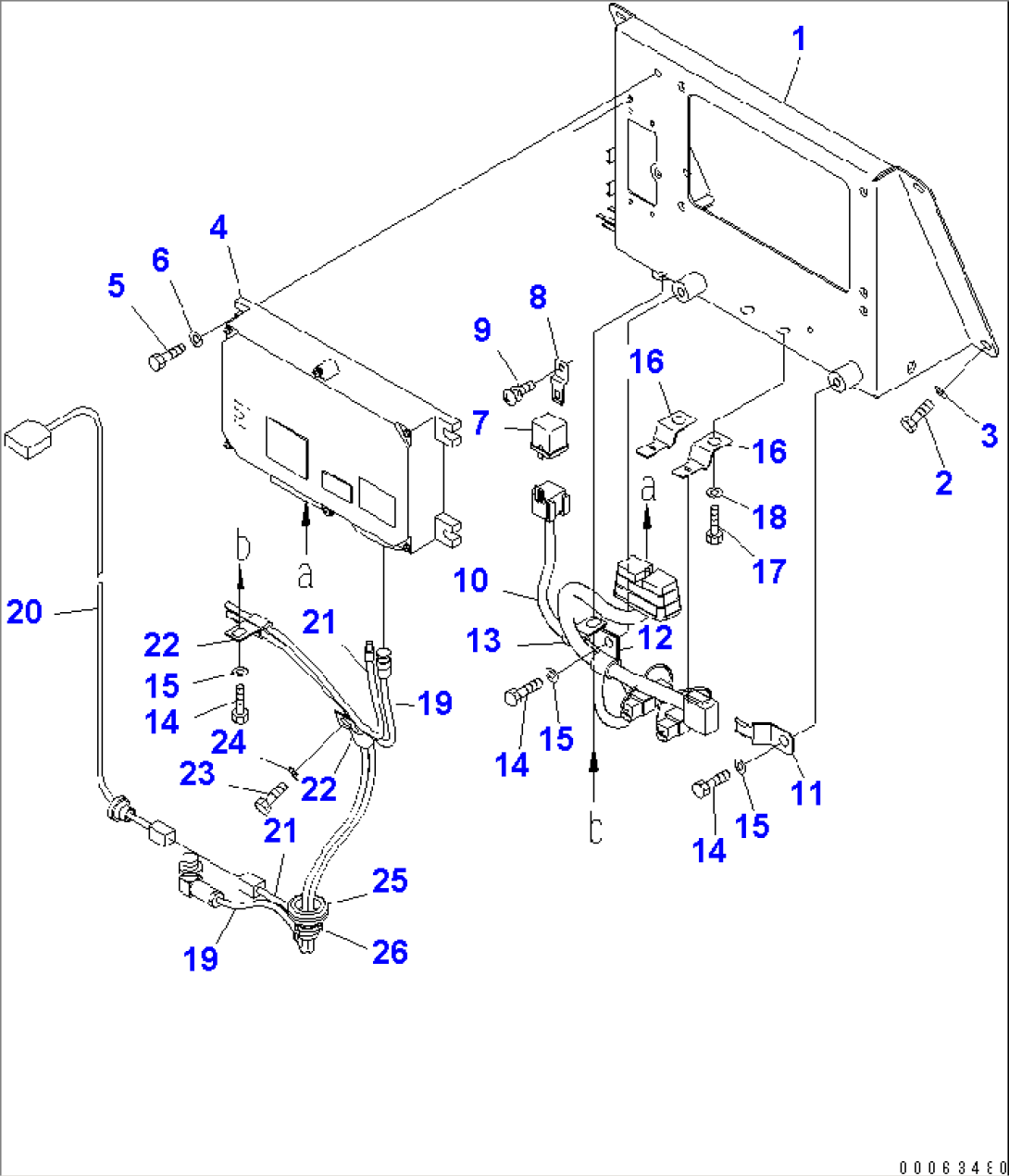 FLOOR (KOMTRAX 2)(#3001-)